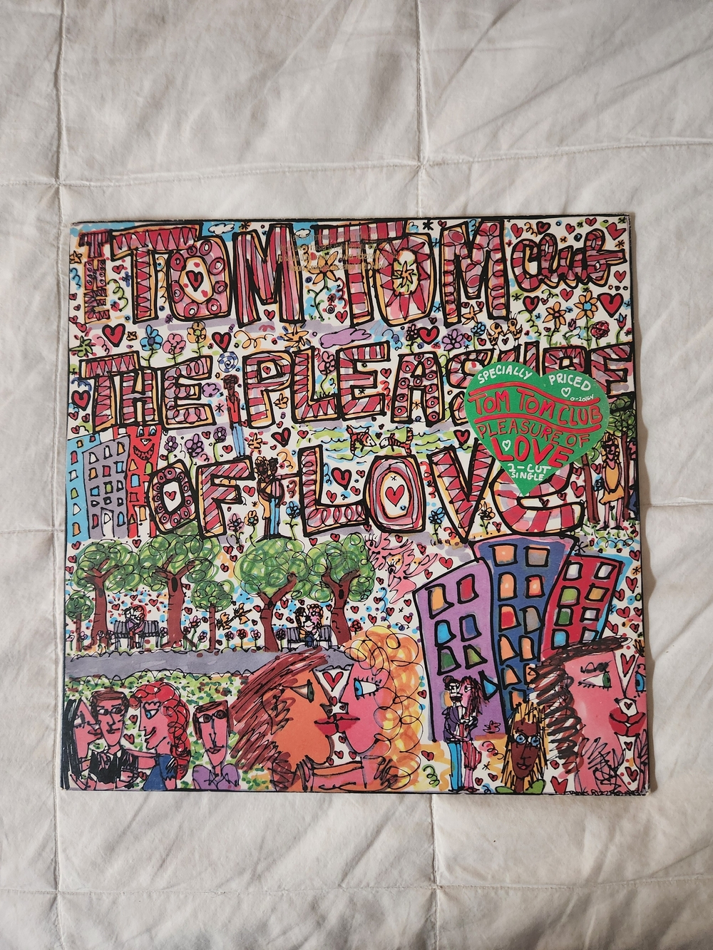 Tom Tom Club -- 'The Pleasure of Love' 12" Single Vintage Vinyl VG++NM